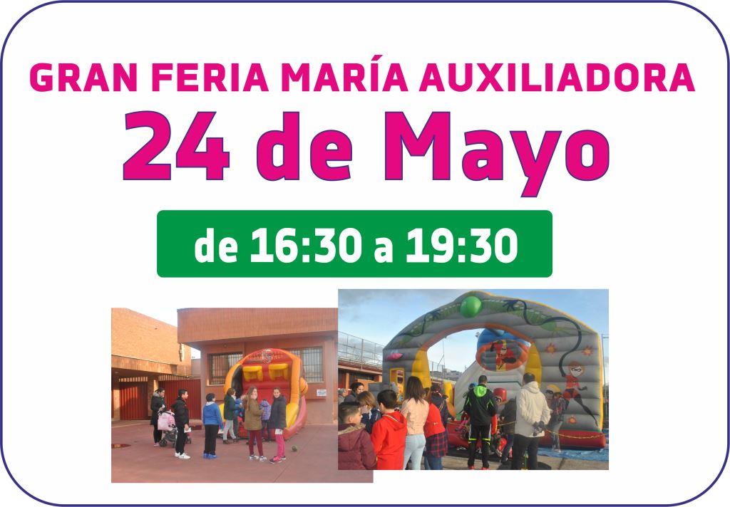 Jueves 24 Mayo: Gran Feria De María Auxiliadora