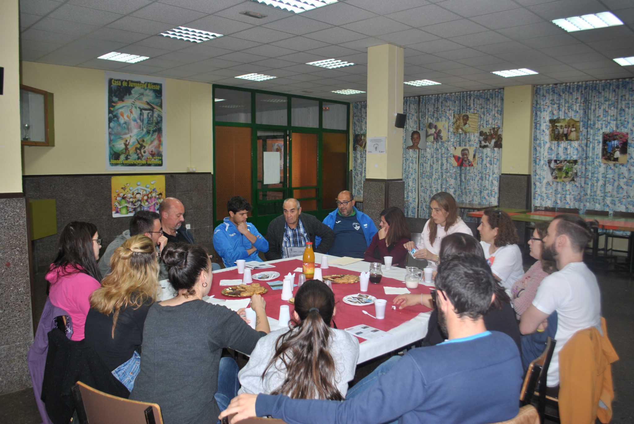 Visita De Stefano Martoglio A La Casa De Juventud Aleste.