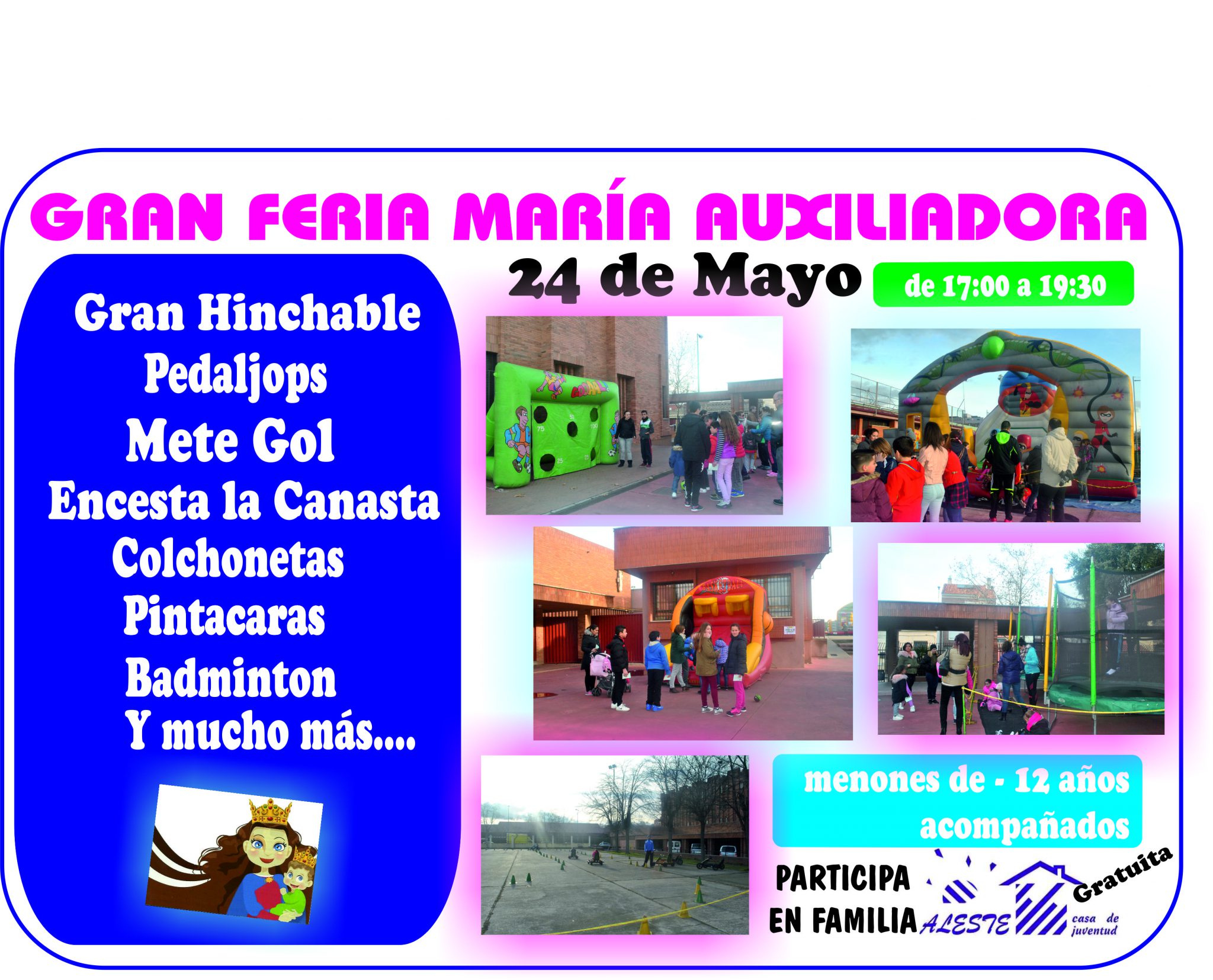 GRAN FERIA DE MARÍA AUXILIADORA 24 MAYO